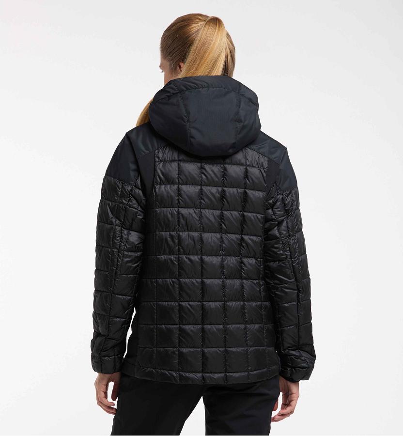 Haglöfs Womens Nordic Mimic Down Jacket Black New Zealand 57680CVDQ